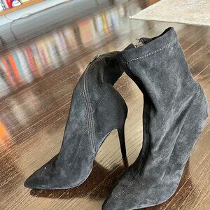 Suede High Heel Boots
